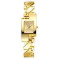 Trendy Vintage Classic Golden Alliage jaune montre carrée