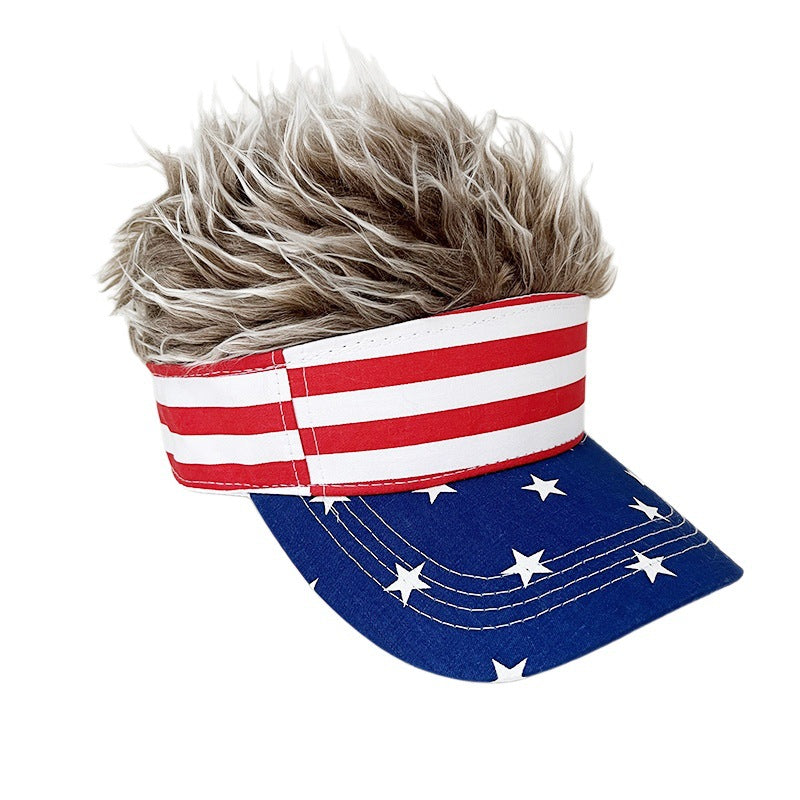 Cap de baseball 250e anniversaire de simulation Cap de baseball synthétique court Cap de baseball Spiked