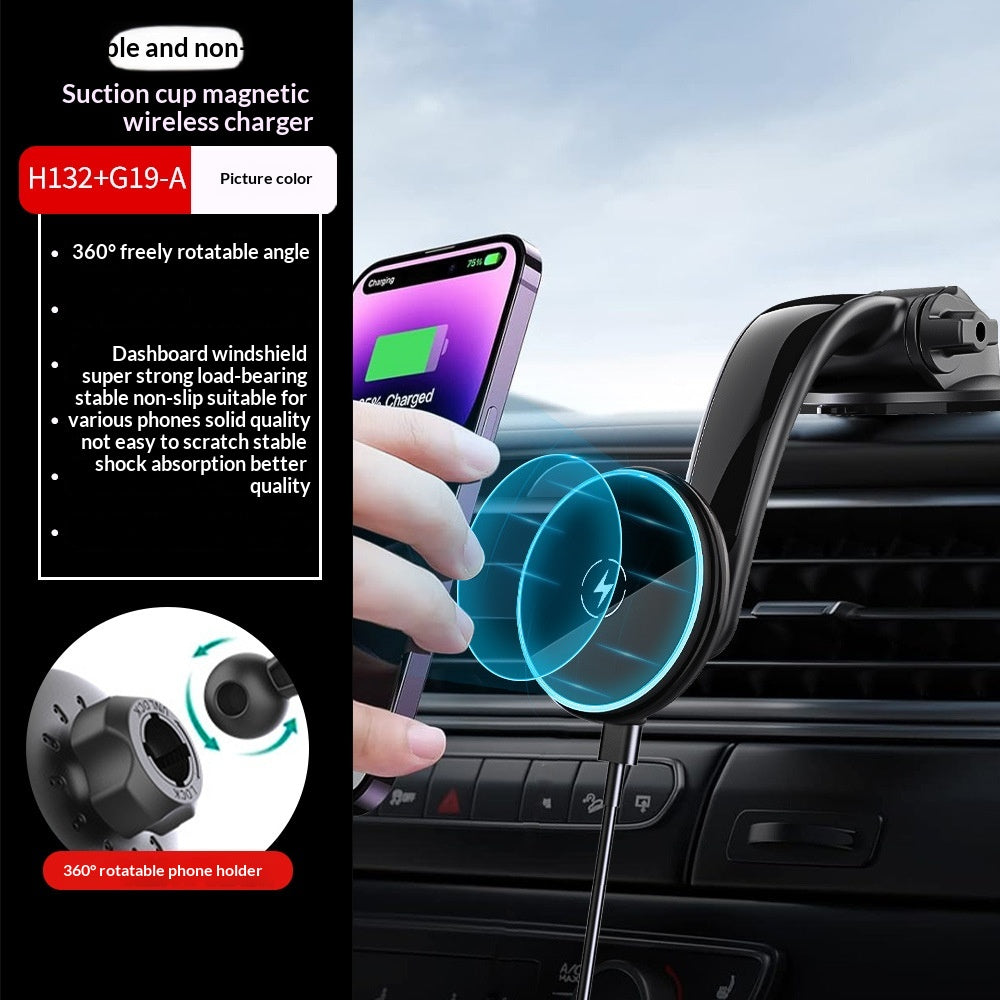 Qi 20 Support de téléphone dans la voiture avec charge magnétique MagSafe sans fil
