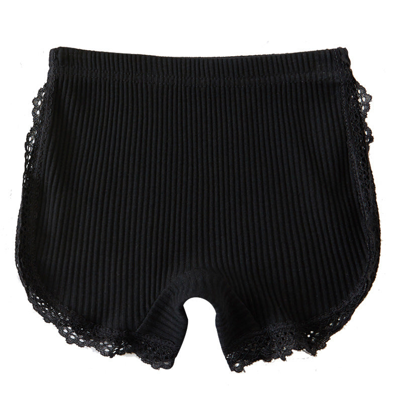 Pantalon de sécurité pour filles d'été en coton pur doublé anti-exposition