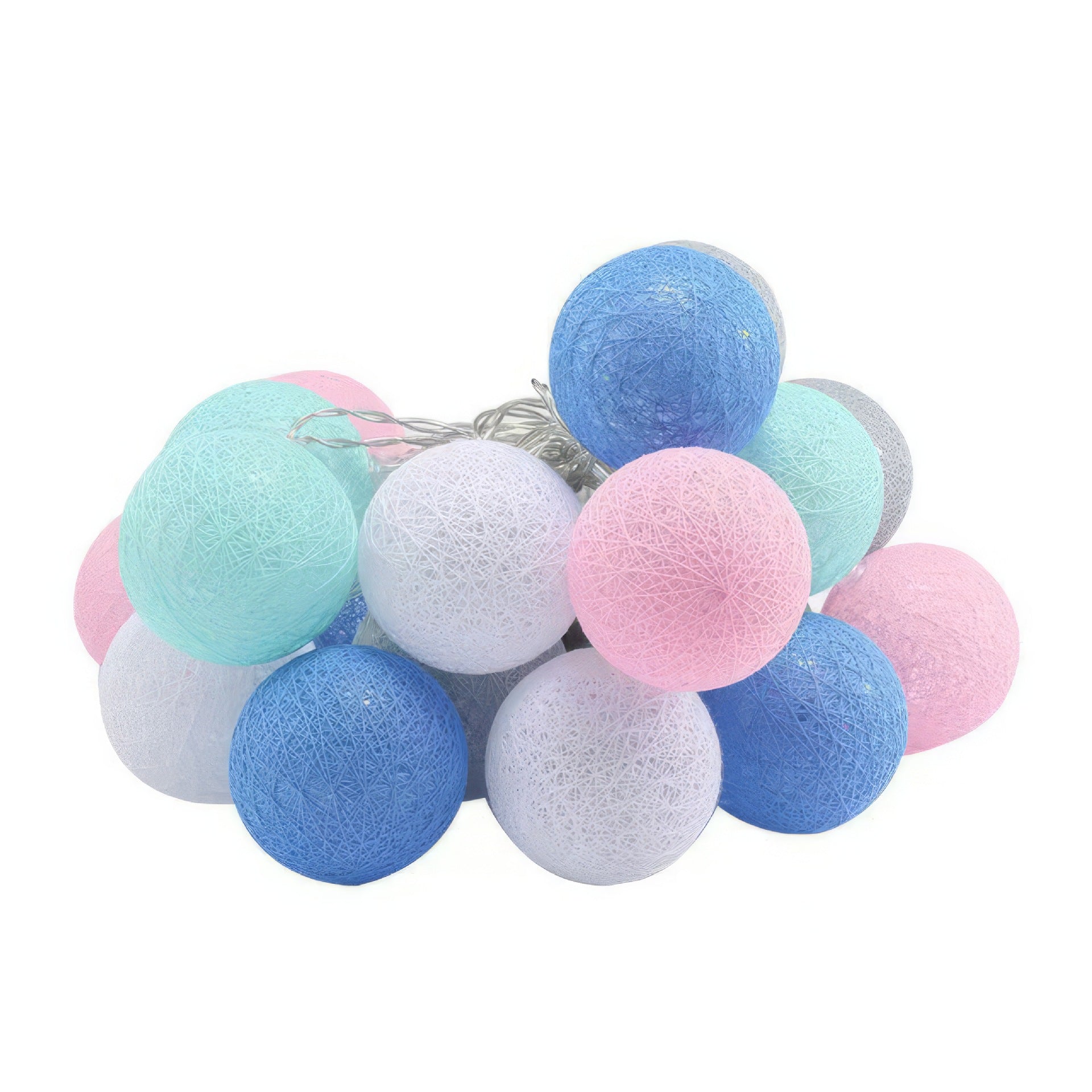 LED Cotton Ball String Lights