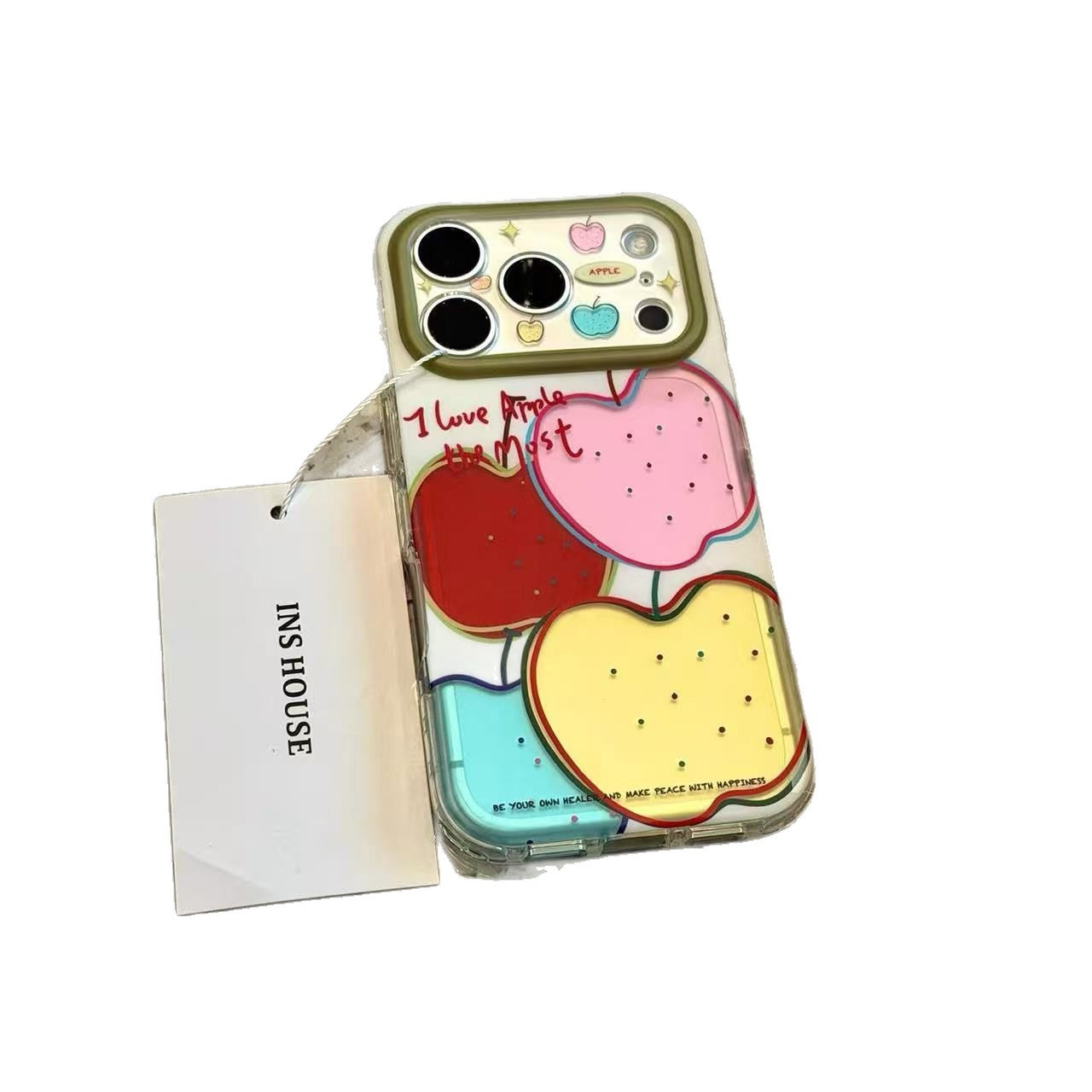 Case de téléphone Graffiti de style Instagram couleur dopamine