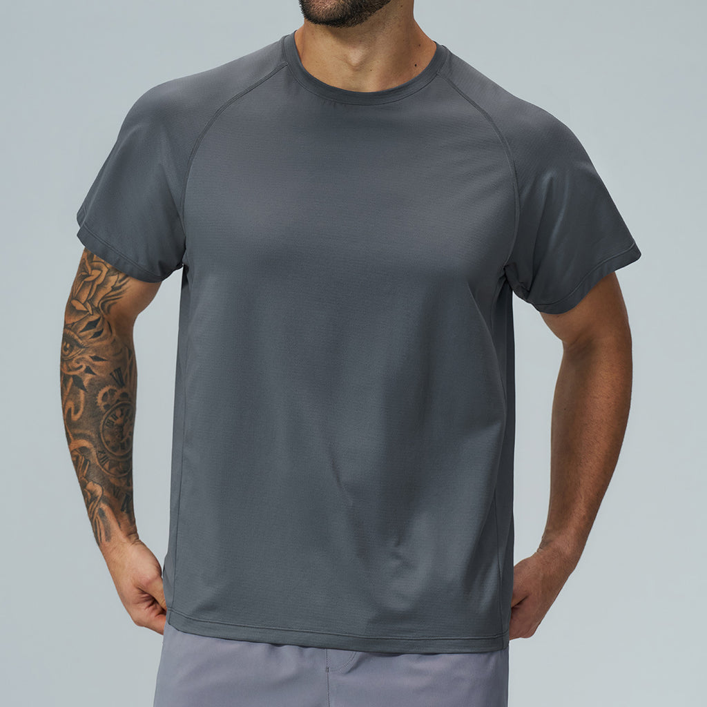 Chemise à manches courtes à séchage rapide pour hommes