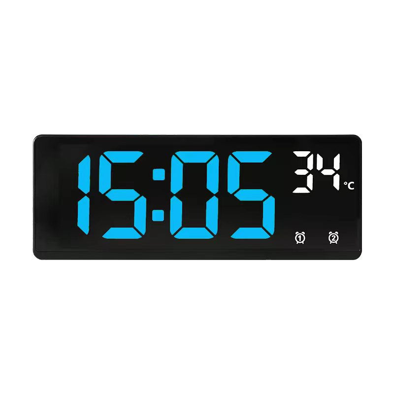 Horloge électronique multifonction créative Simple grand écran Horloge alarme multi-groupes