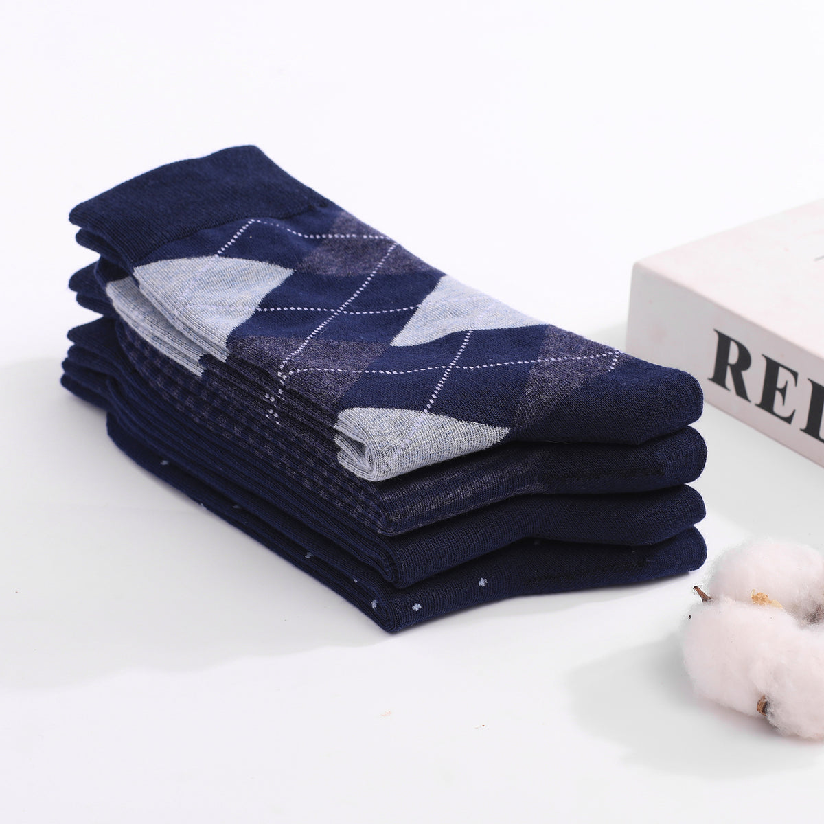 Chaussettes Homme de taille Plus Long Désodorisant Coton