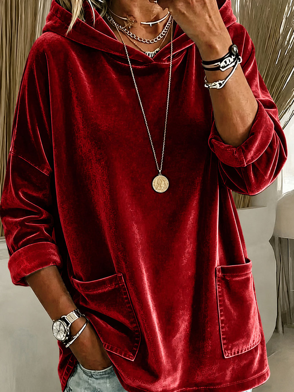 Polyester blouse