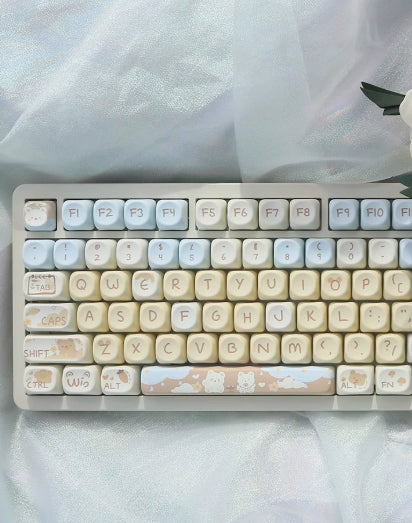 Thé au lait Petit ours Clavier mécanique