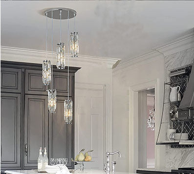 LED simple tête industriel style cristal Restaurant simple allée côté lit Petit droplight