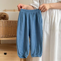 Pantalon pyjama pour filles en coton mince