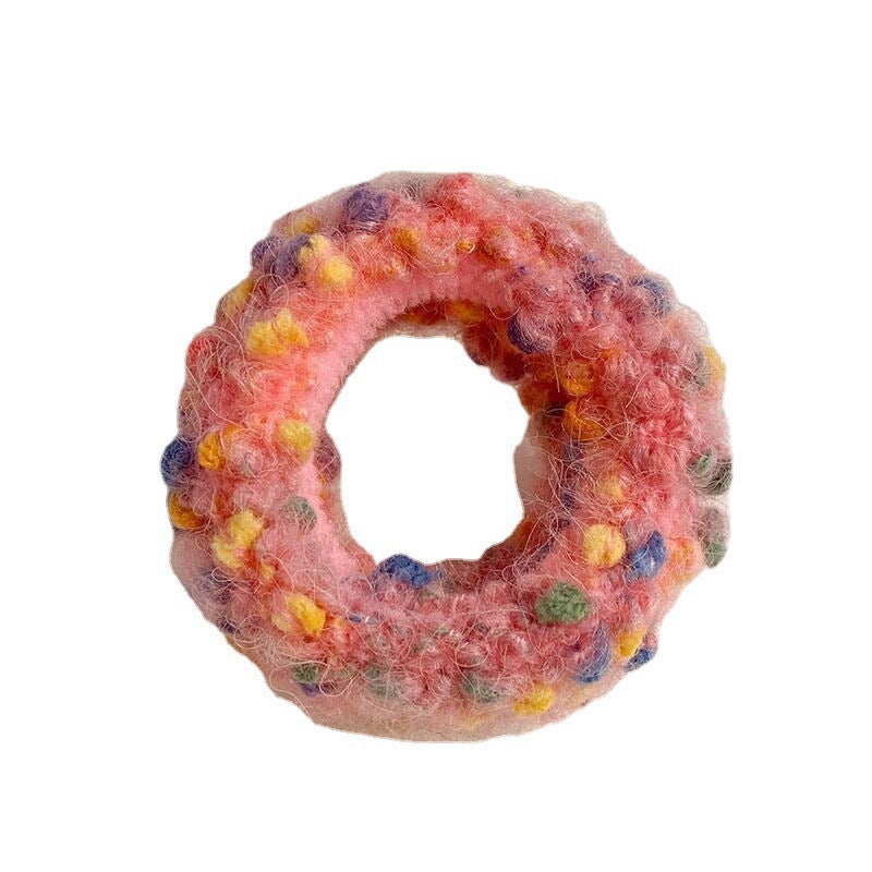 Simple Plush Hair Tie for Women