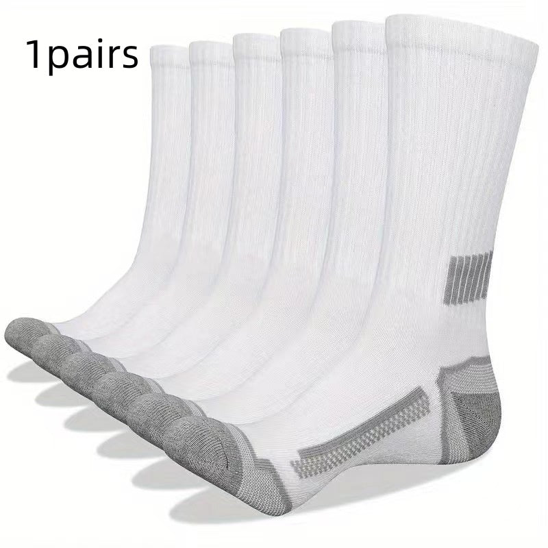 Basketball simple pour hommes Chaussettes mi-calf