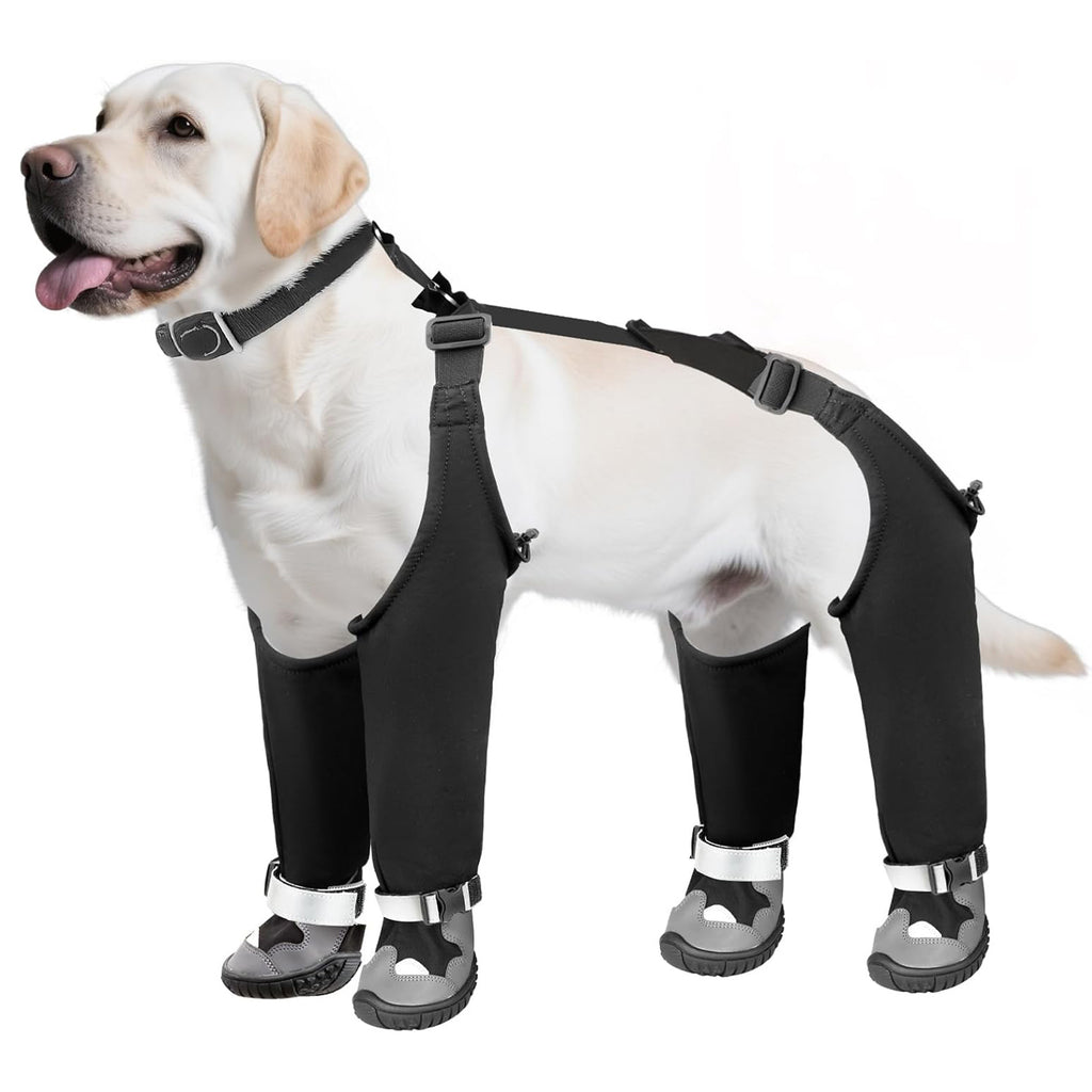 Chaussures de chien en plein air anti-vent Chaud et résistant au froid Chaussures de chien