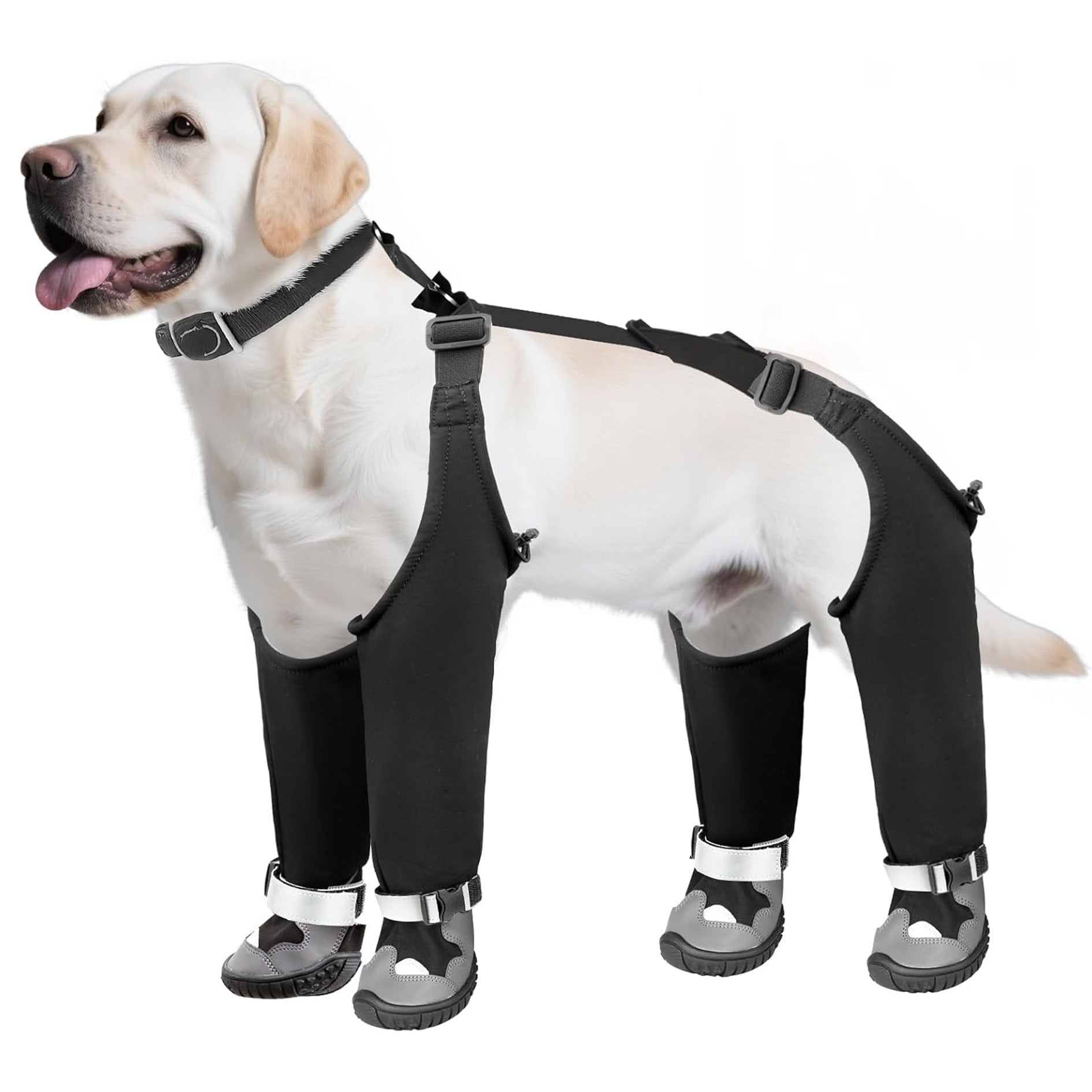 Chaussures de chien en plein air anti-vent Chaud et résistant au froid Chaussures de chien