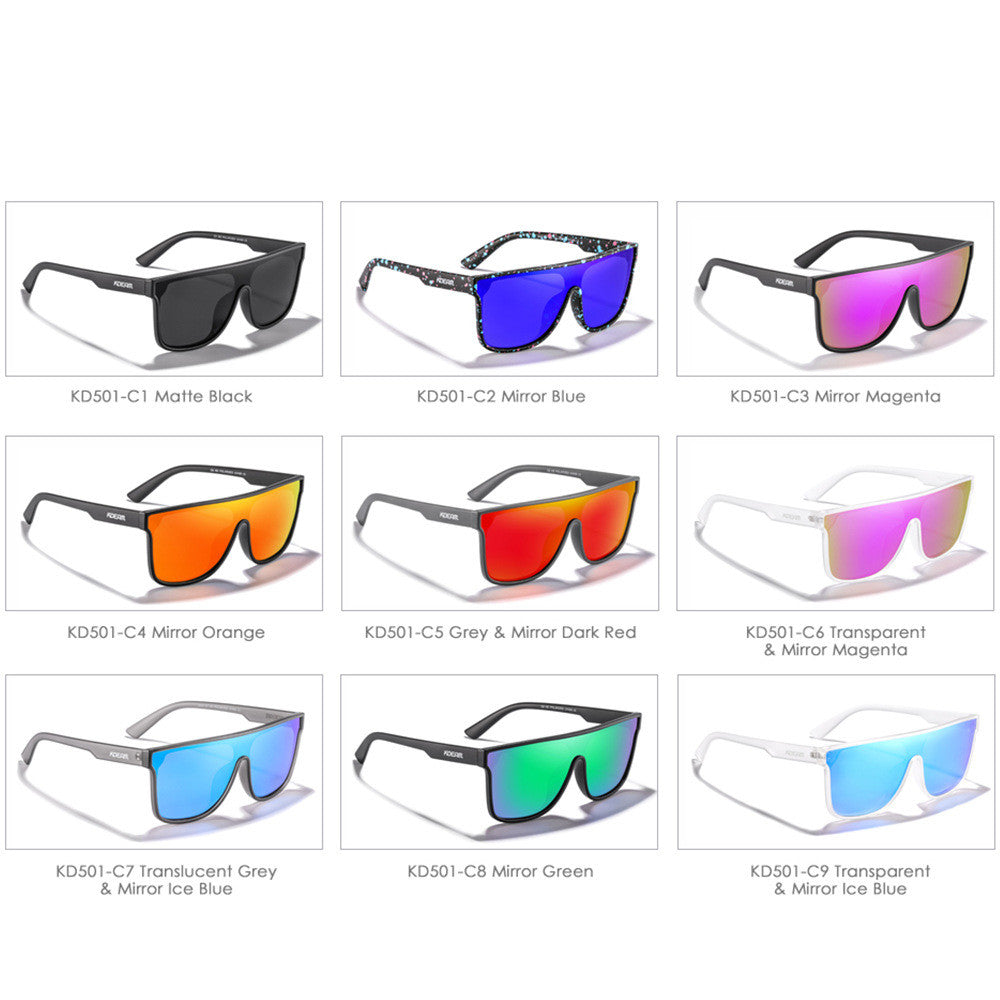 Lunettes de soleil polarisés à grand cadre européen et américain