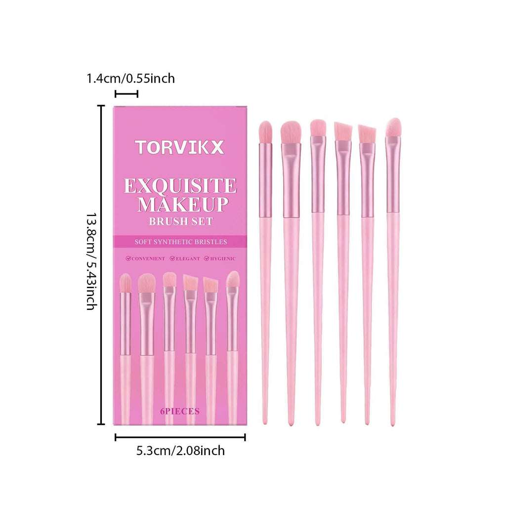 Set de brosse de maquillage 6 pièces TORVIKX