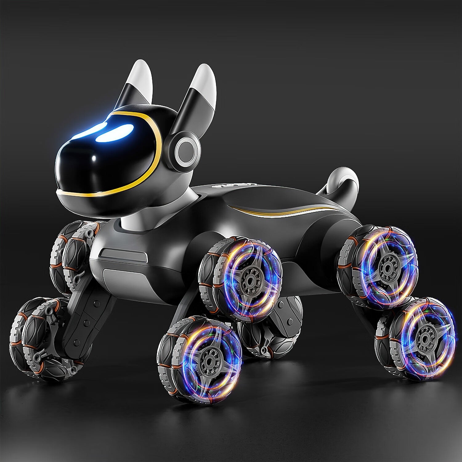 Electric Smart Robot Dog Remote Control Car Toy Voiture pour enfants Huit roues