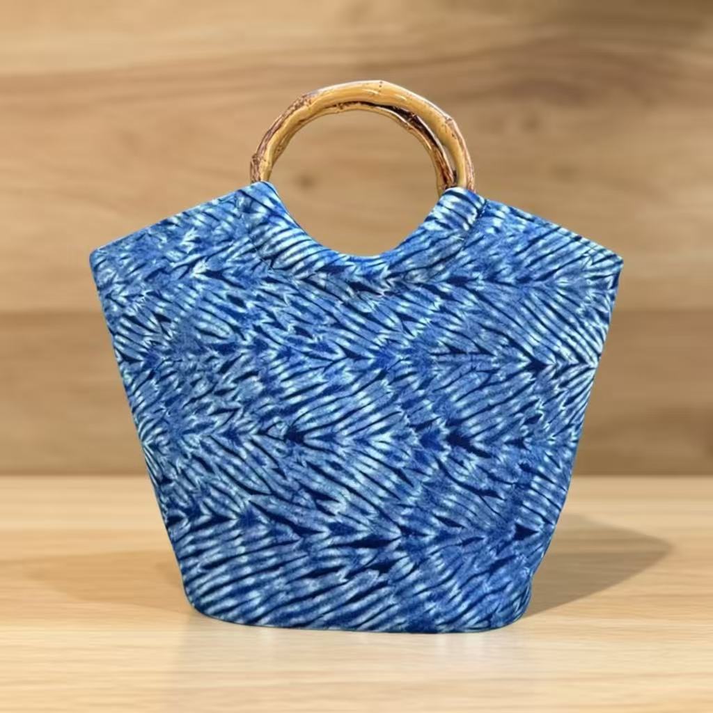 Sac à main Vintage Tie Dye Ba Bamboo Stripe Style ethnique