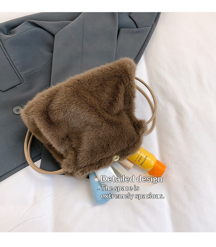Sac en peluche Milan Mink pour l'automne Et l'hiver