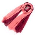 Grande écharpe douce chaud en coton Tassel