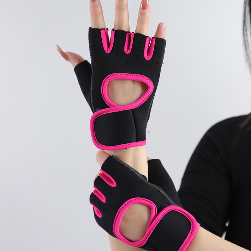 Gants de fitness à moitié doigts pour vélo sportif