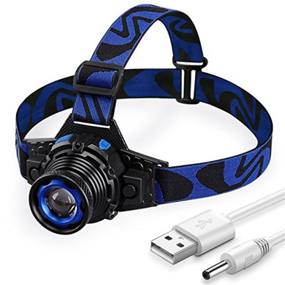 Projecteur à LED rechargeable en polymère intégré Portable Capteur à tête