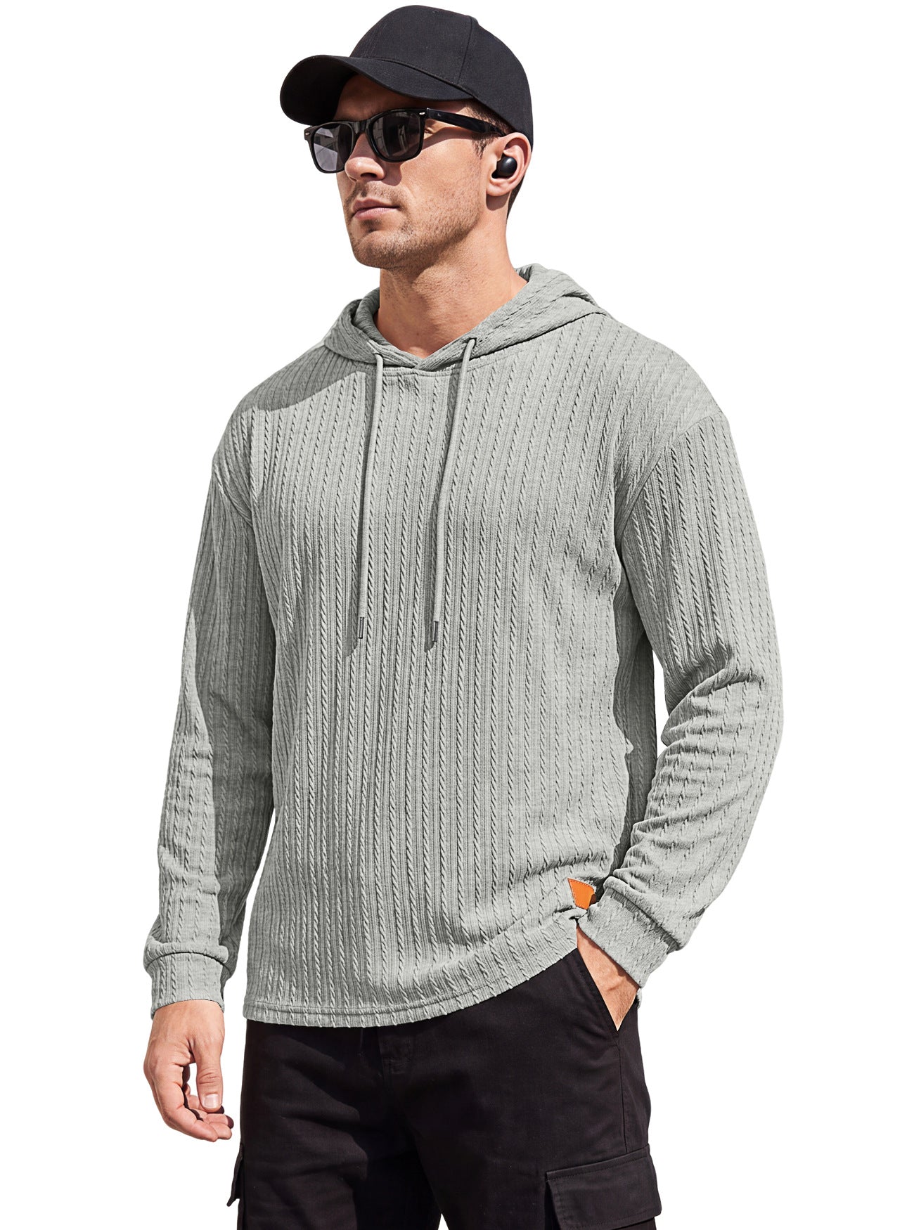 Polo à capuchon pour hommes