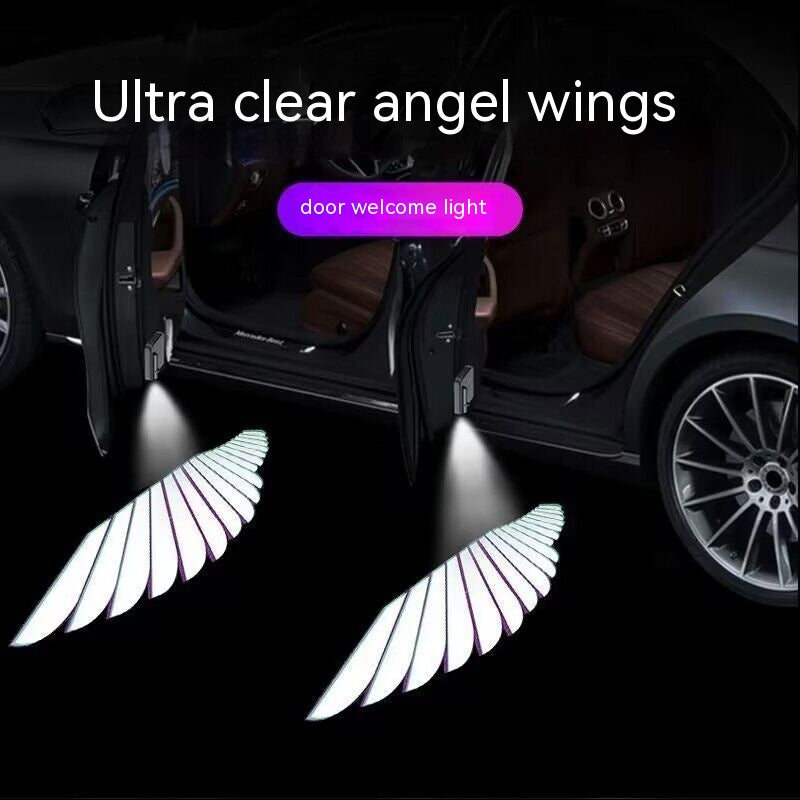 Lampe de projection sans fil de lumière de l'atmosphère de voiture Sill de porte