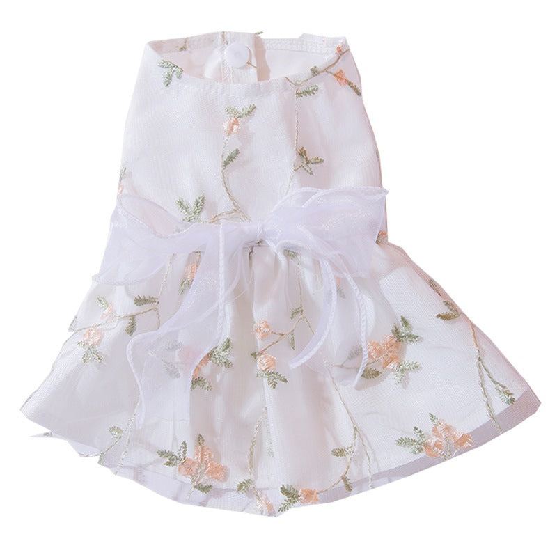 Double Layer Princess Skirt for Small and Medium Sized Dogs