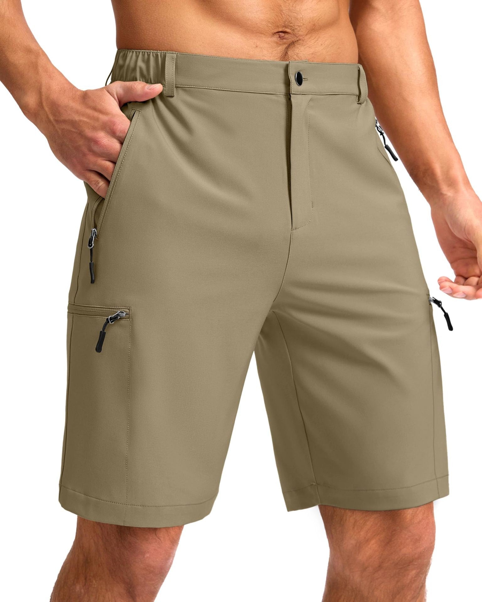 Hot-Selling hommes Quick-Dry Respirant Sports de plein air Travail Casual Short avec Poc multiple