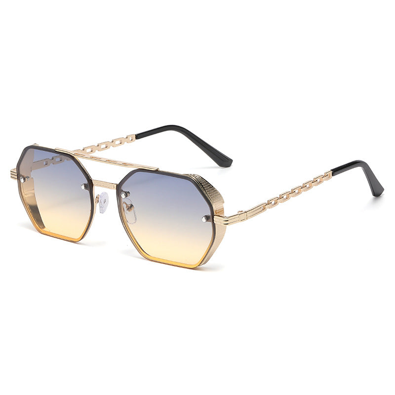 Lunettes de soleil multifaces haut de gamme pour femmes