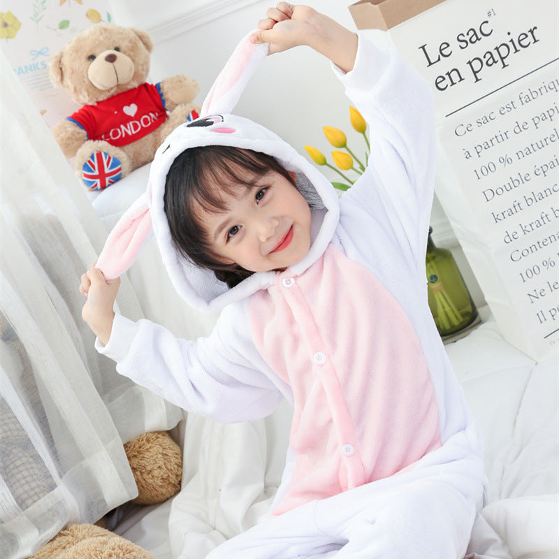 Lapin Animal Pajamas Version Toilette Accueil Service