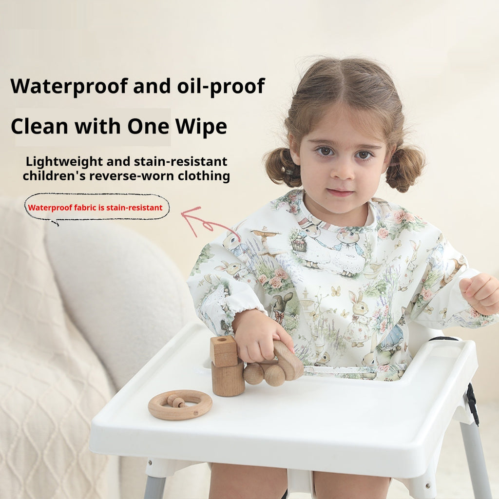 Bib à l'intérieur étanche Gown pour enfants