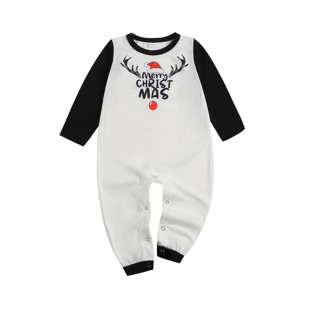 Ensemble de pyjamas à manches longues pour enfants d'enfants de Noël