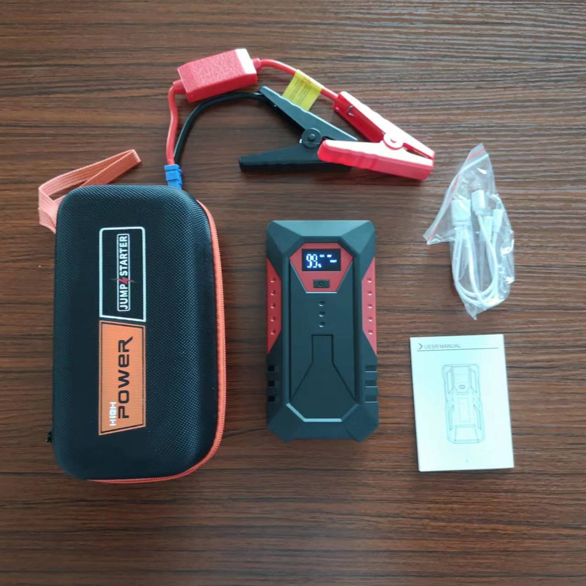 Automobile Emergency Start Power Source 12V Mobile Power Bank Batterie de voiture de grande capacité