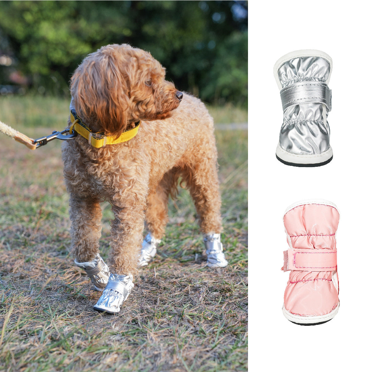 Chaussures de chien d'hiver Teddy Bichon Schnauzer Petites bottes de chien de neige imperméables Et Antifr