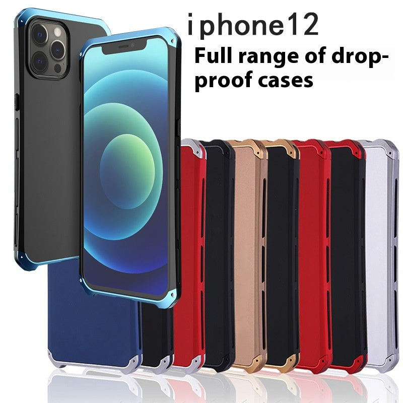 Étui de téléphone à vis métallique résistant à la chute