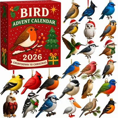 Calendrier de l'Avent sur le thème des oiseaux