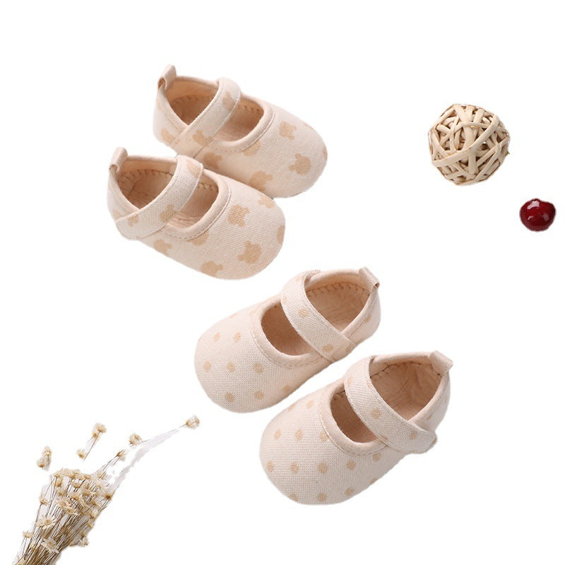 Chaussures pour tout-petits en coton antidérapant
