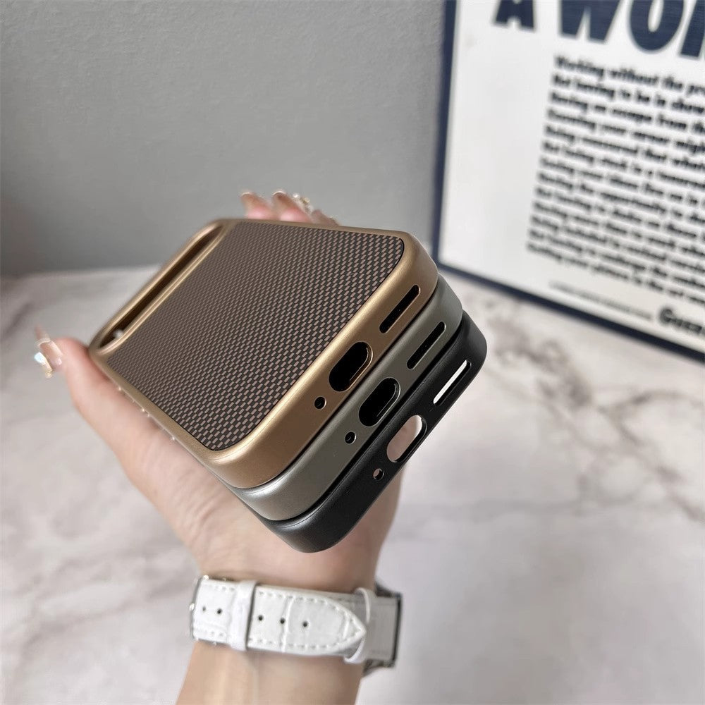 Fashion Personnalité Carbon Fibre Texture Phone Case