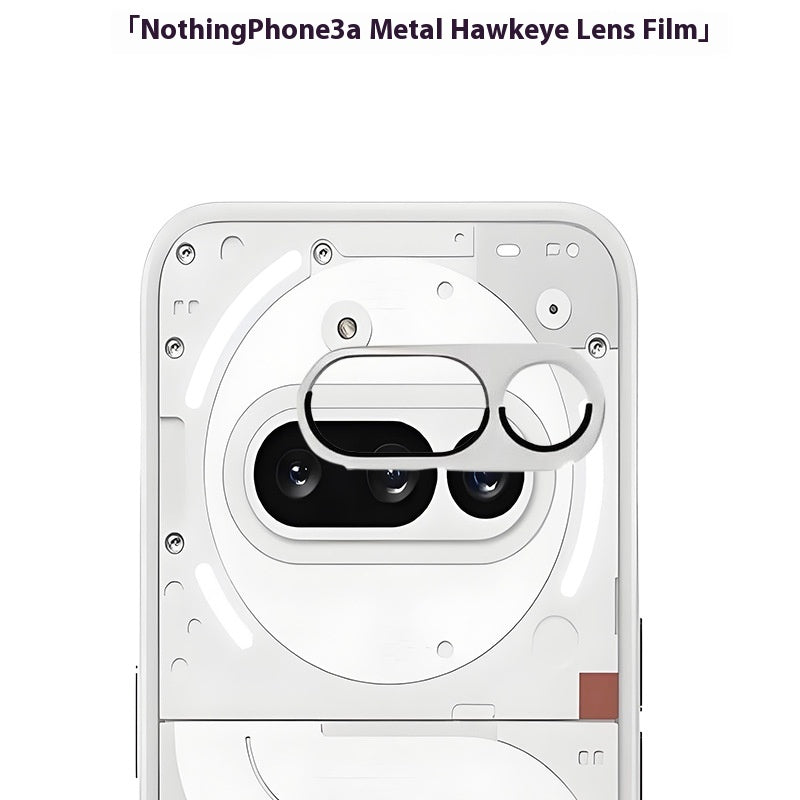 Stickers Lentille de protection pour téléphone portable Split Transparent Tempered