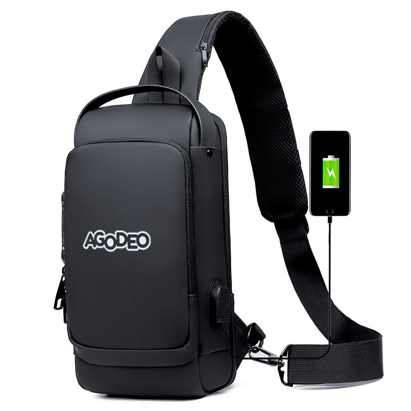 Trendy Korean Style Lightweight Simple Crossbody Bag for Men