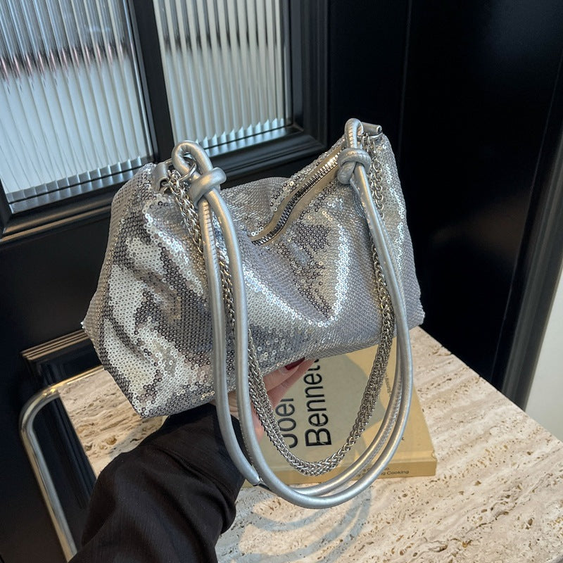 Sac à sous-bras et sac à corps en chaîne