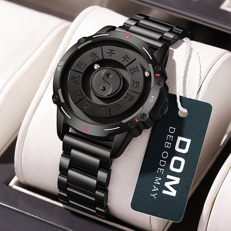 Bagua Maglev boule magnétique montre 12 heures