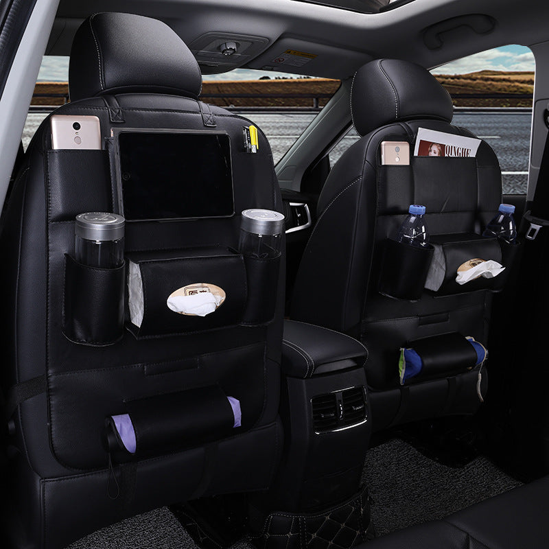 Car intérieur fournitures multifonctions siège arrière cuir pliant