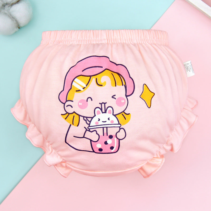 Short de style coréen Slip pour enfants Sous-vêtements pour filles sans Pp