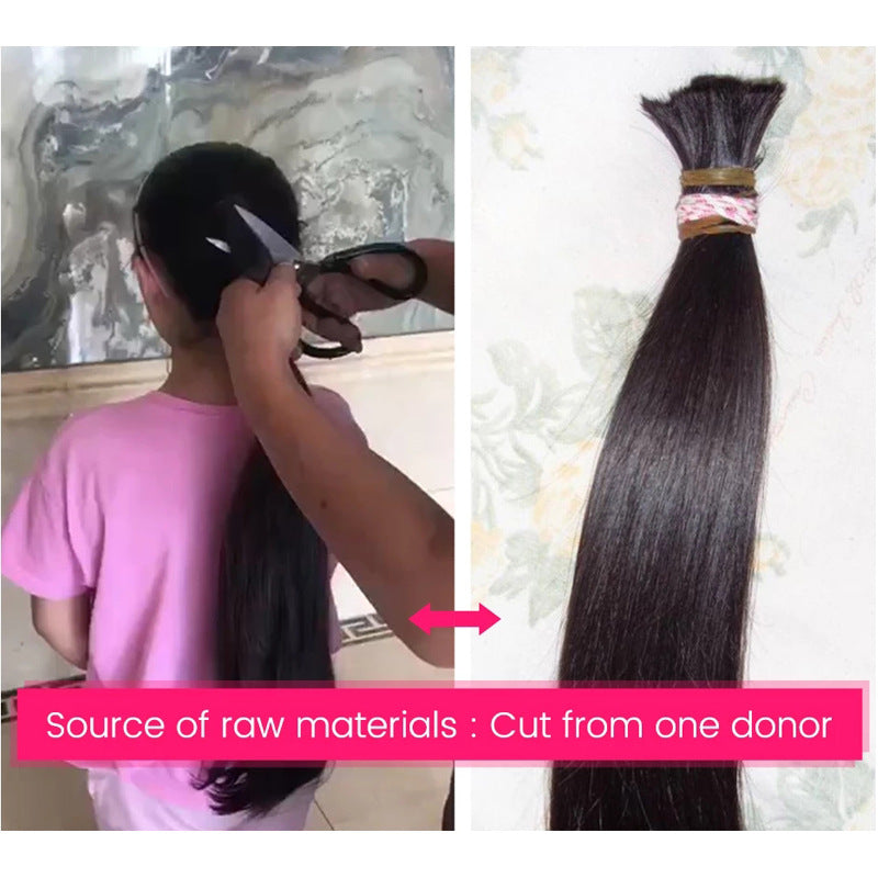 Véritables Perruques de cheveux humains inversées et couleur naturelle