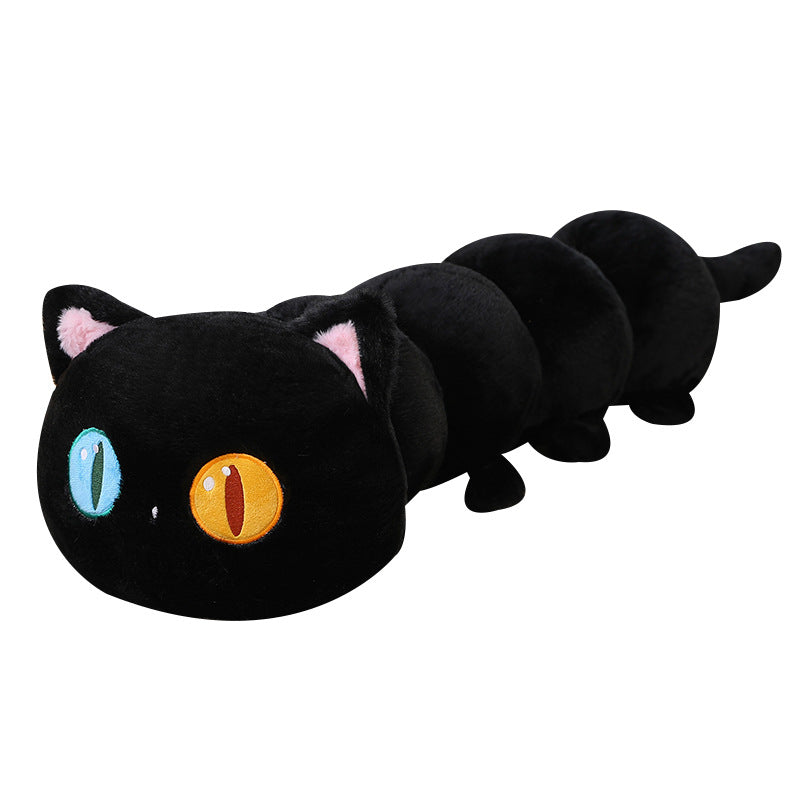 Oreiller de chat hétérochromatique pour le sommeil des jambes