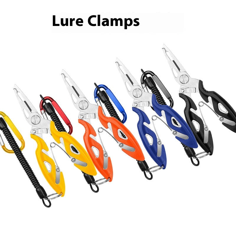 Coupe-câbles en acier inoxydable Courbé Lure Outils d'ouverture de la bague de sécurité Lure Accessoires