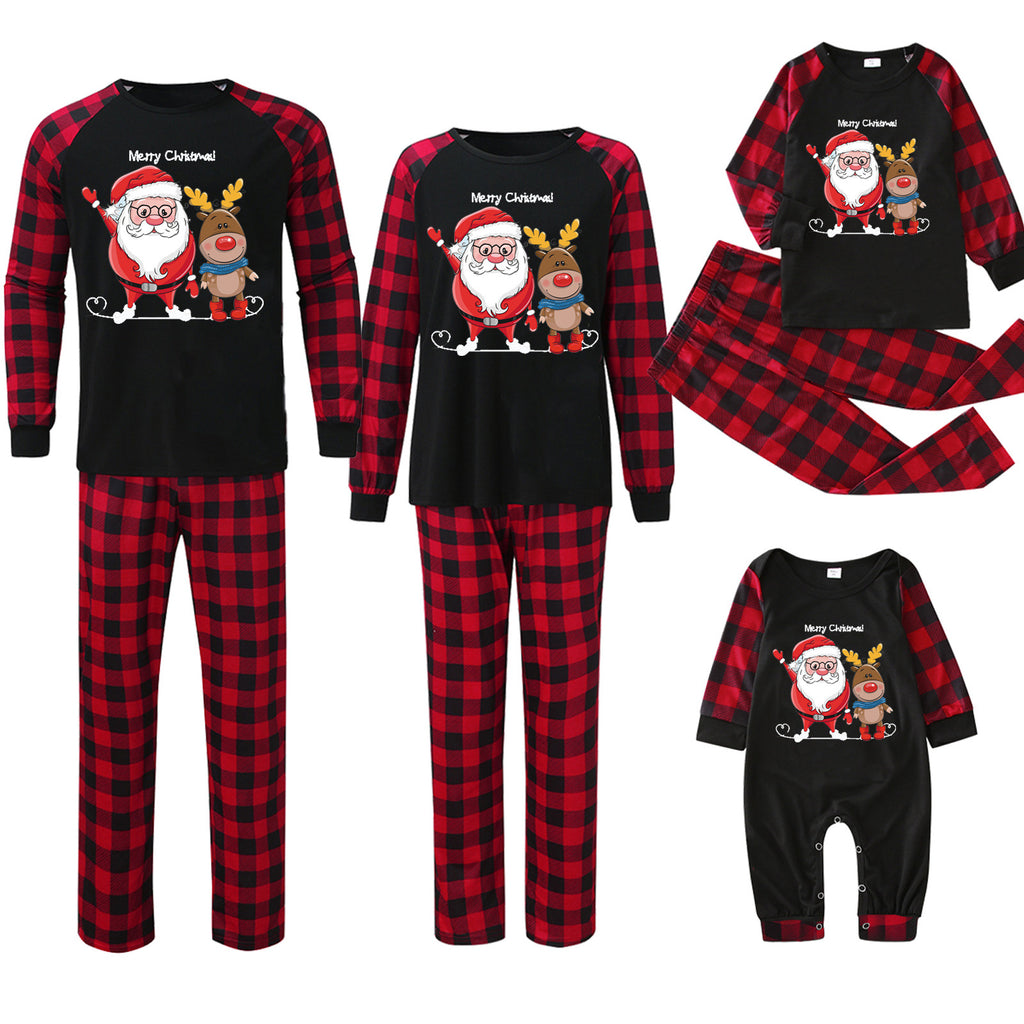 Imprimante de pointage de plaid Vêtements de maison de Noël