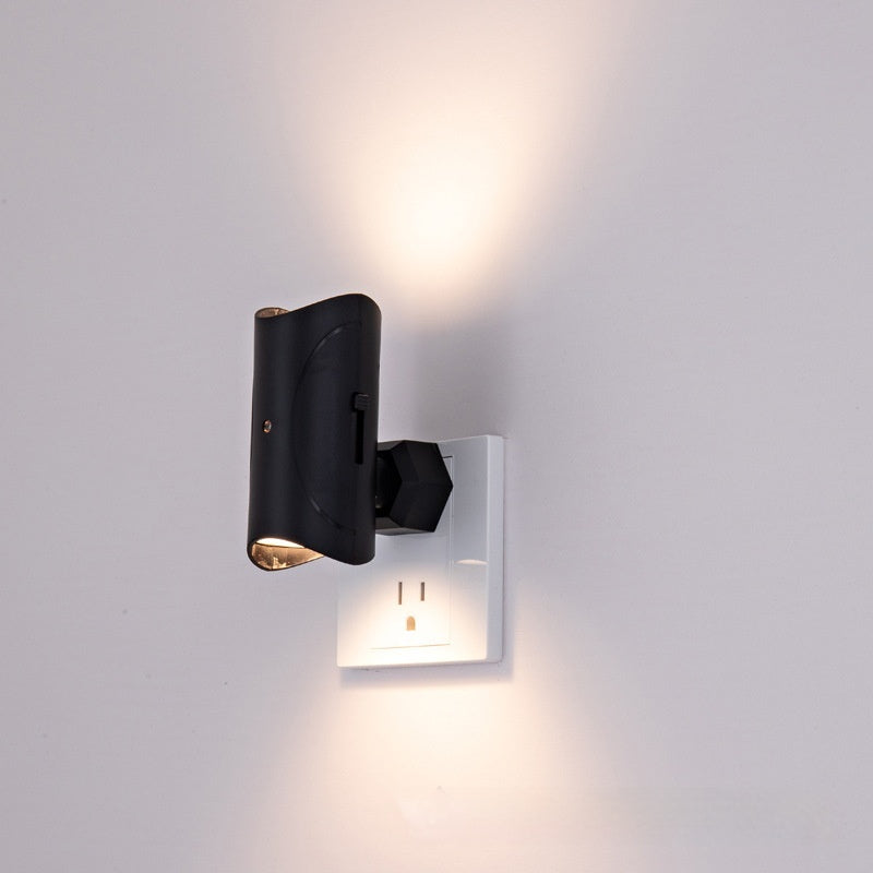 Lumière nocturne à détection de mouvement rotative réglable